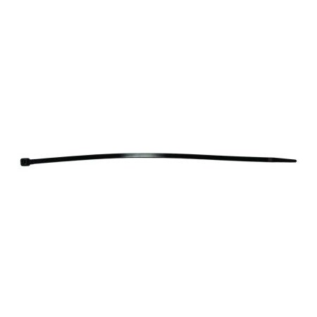 Midwest Fastener Cable Tie, 11 in L, Black, Nylon, 50 lb Strength, 100 PK 08063